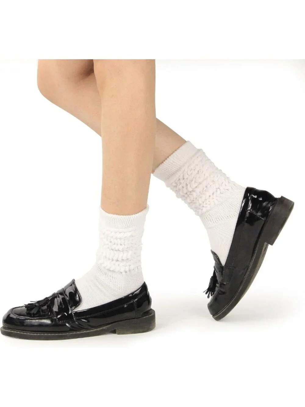 Soft Thigh High Slouch Socks for Women - Cozy Scrunch Boot Socks, Size 5-11